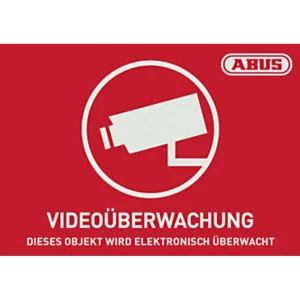 Naljepnica upozorenja Video nadzor ABUS sa ABUS Logo 148 x 105 mm AU1420 slika