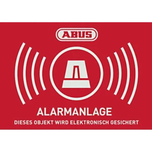 Naljepnica upozorenja Alarm ABUS sa ABUS Logo 148 x 105 mm AU1422 slika