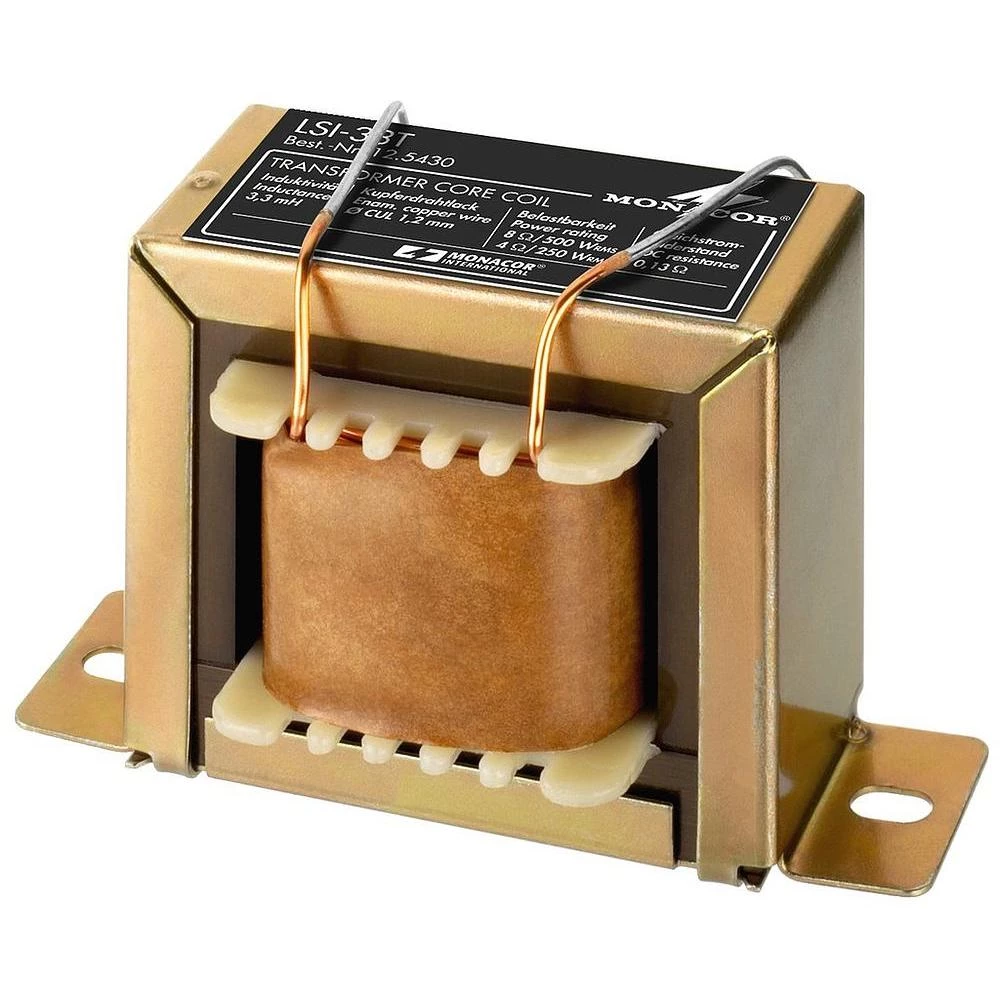 Zvučnička transformatorska jezgrena zavojnica LSI-33T Monacor slika
