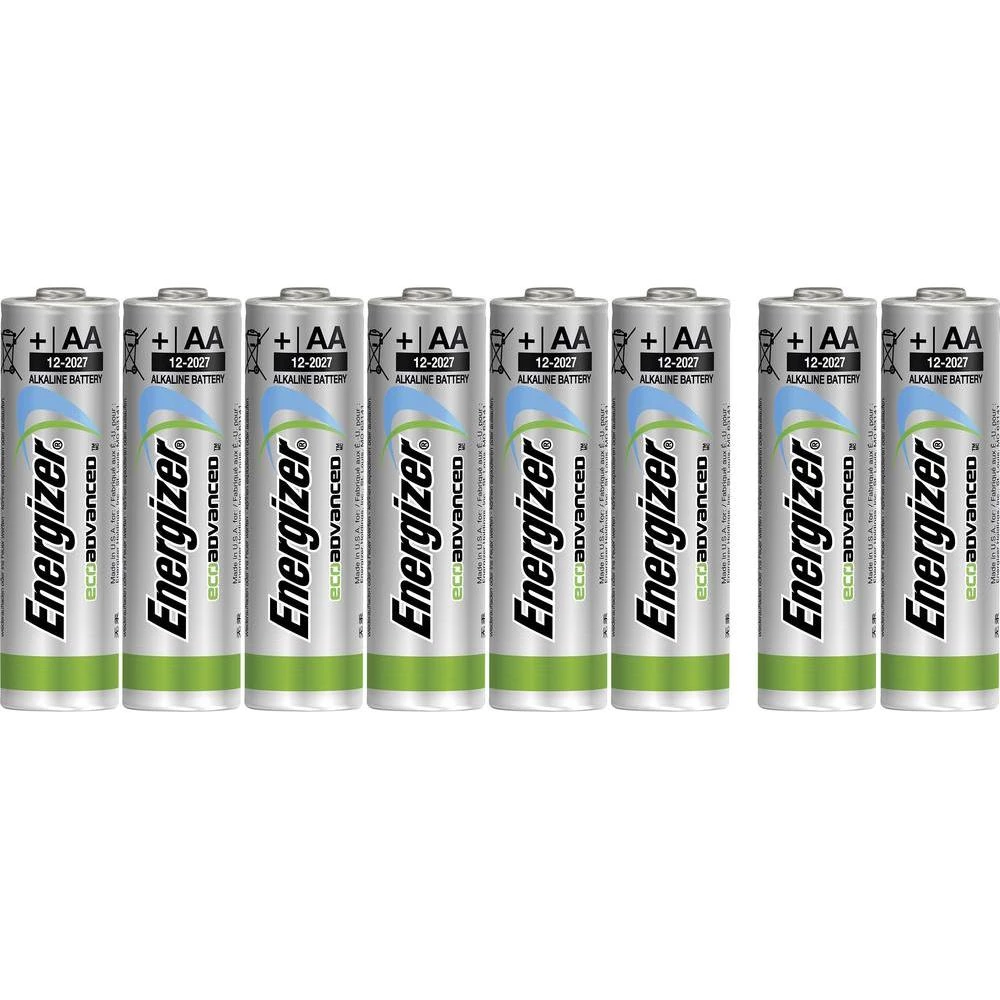 Mignon (AA) baterije Eco Advanced LR06 6+2 gratis Energizer alkalno manganska 1. slika