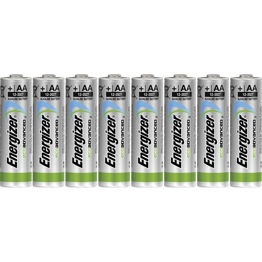 Mignon (AA) baterija Eco Advanced LR06 Energizer alkalno-manganska 1.5 V 8 komad slika