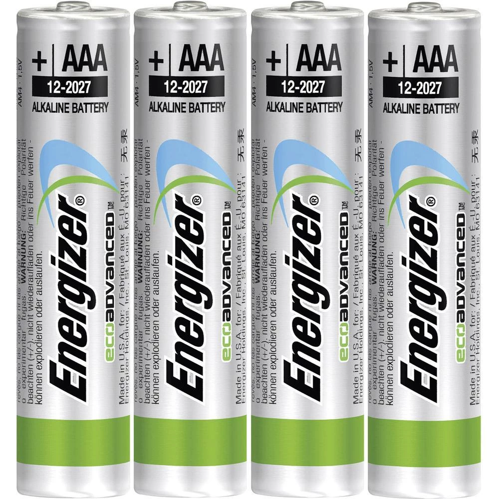 Micro (AAA) baterija Eco Advanced LR03 Energizer alkalno-manganska 1.5 V 4 komad slika