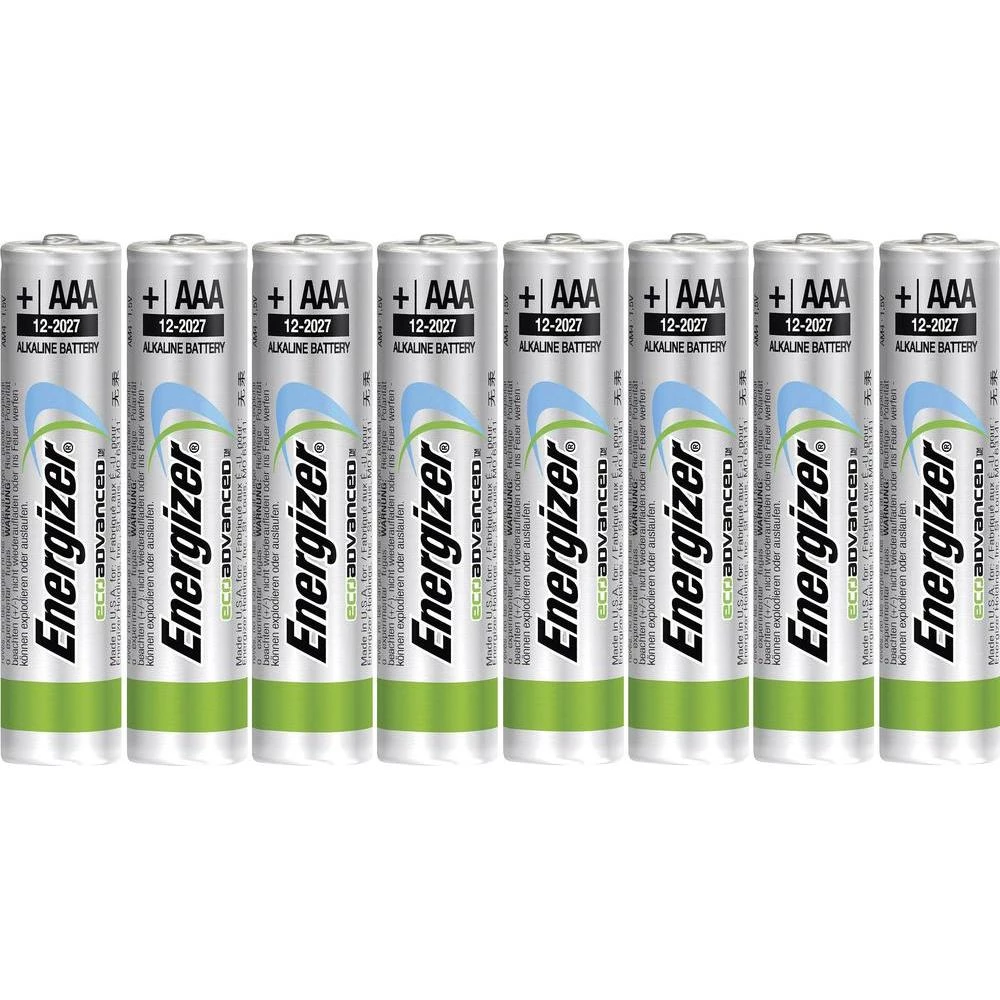 Micro (AAA) baterija Eco Advanced LR03 Energizer alkalno-manganska 1.5 V 8 komad slika