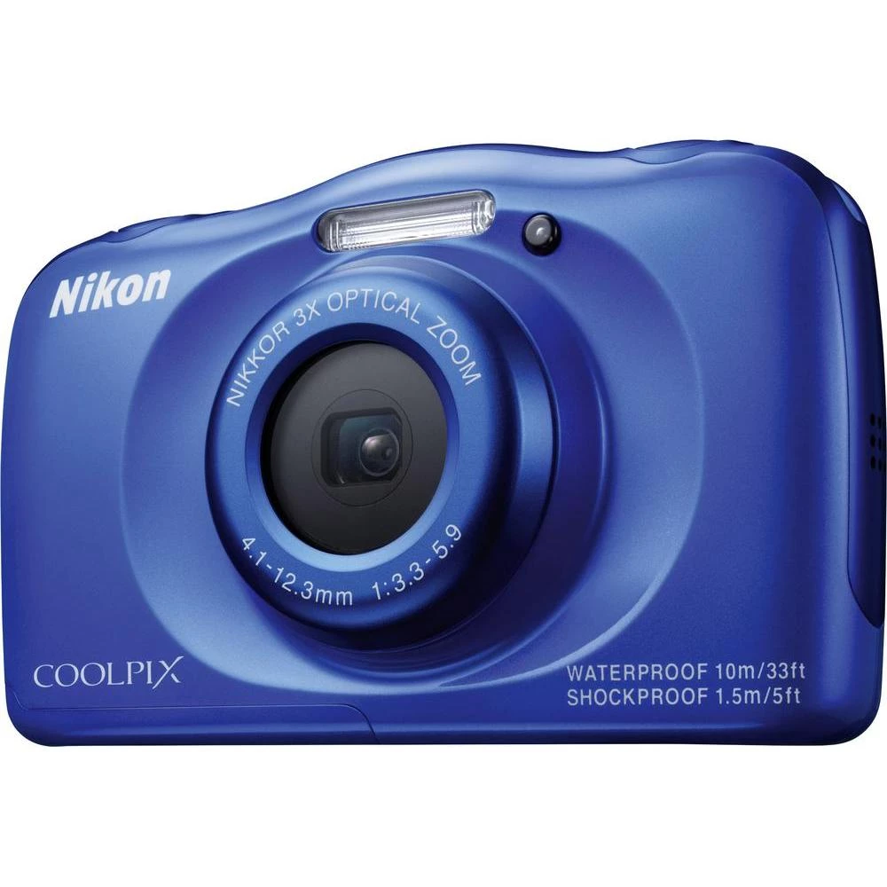 Digitalni fotoaparat S33 Nikon 13.2 mil. piksela optički zoom: 3 x plava otporan slika