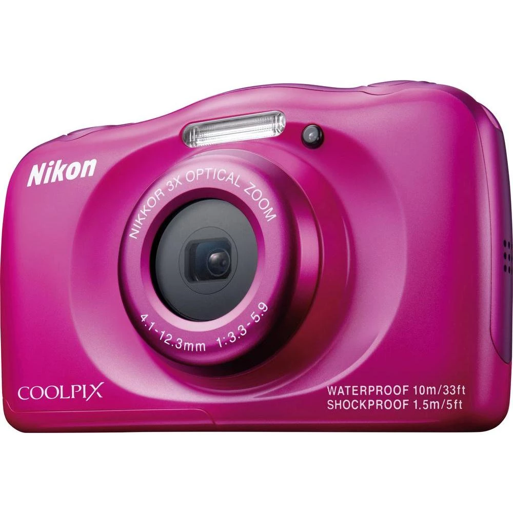 Digitalni fotoaparat S33 Nikon 13.2 mil. piksela optički zoom: 3 x ružičasta otp slika