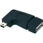 USB 2.0 adapter Renkforce [1x USB 2.0 utikač Mini-B - 1x USB 2.0 utičnica A] crn