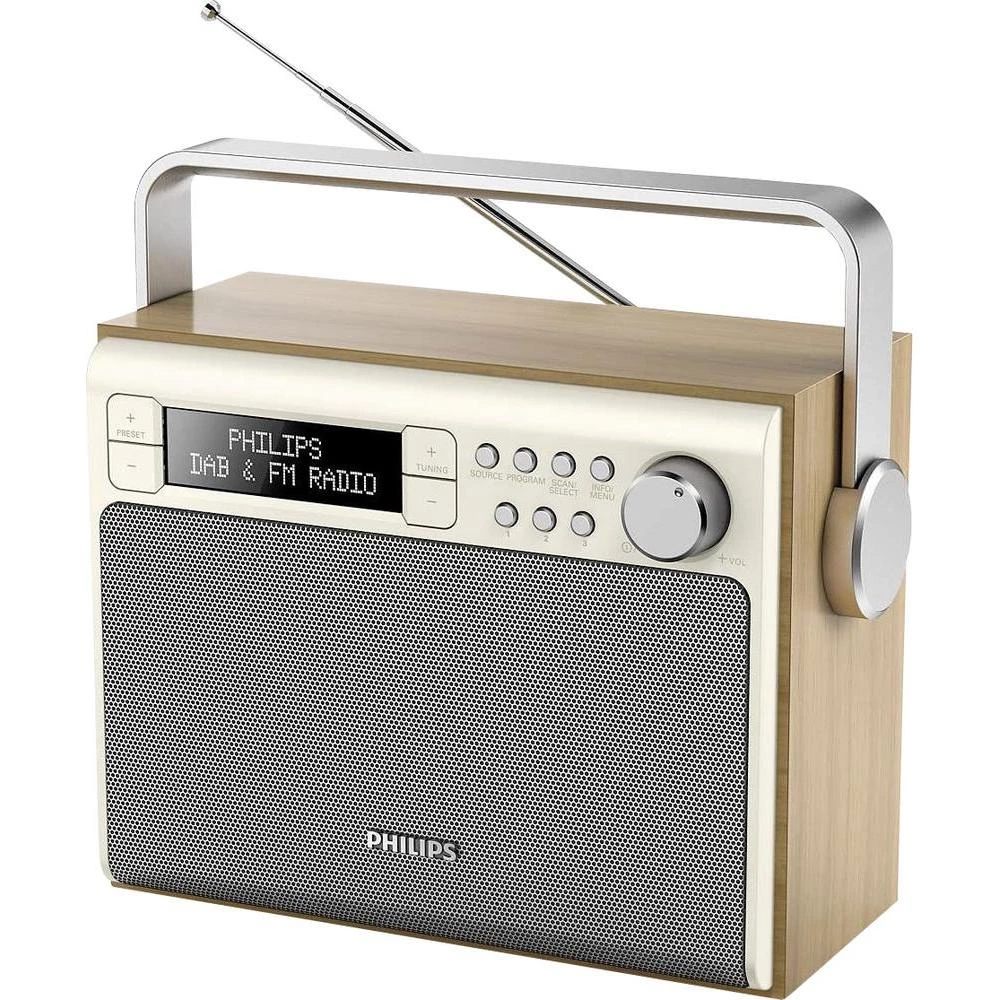 DAB+ radio Philips AE5020 Putni radio bež, drvo slika