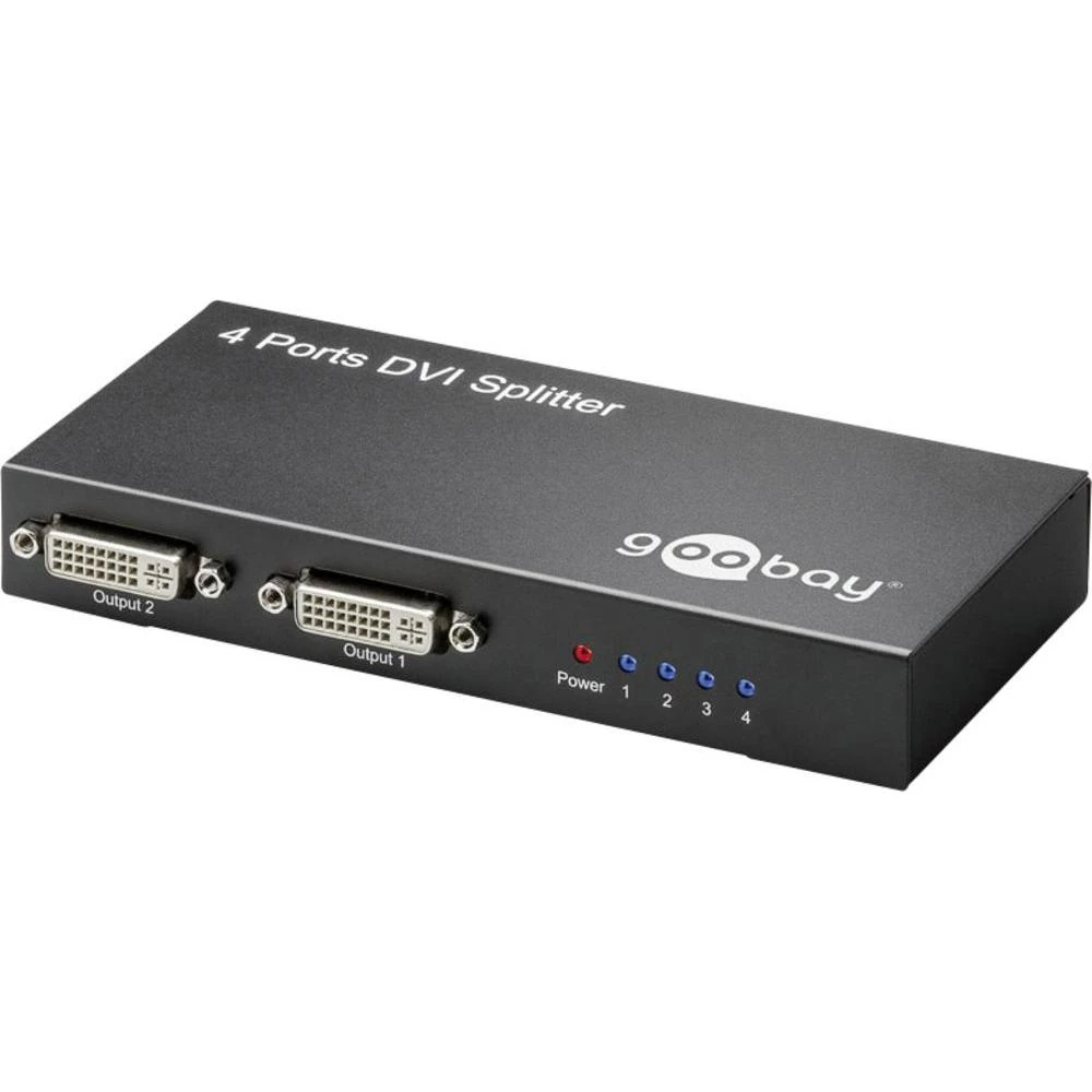 4-portni DVI razdjelnik 1920 x 1080 piksela Goobay DVI 24+5 razdjelnik 1 ulaz/4 slika