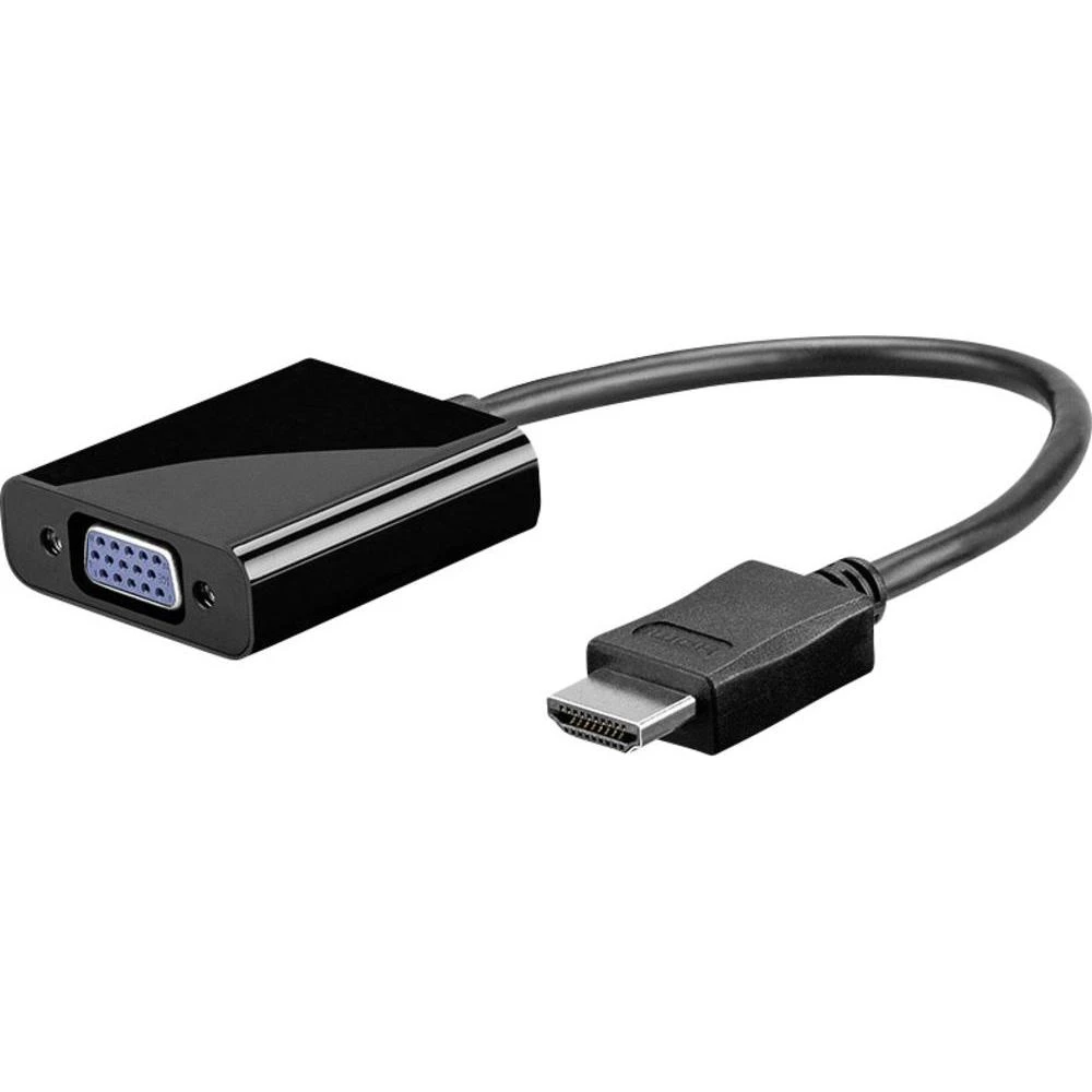 HDMI / VGA adapter Goobay [1x HDMI utikač => 1x VGA ženski konektor, jack ženski slika
