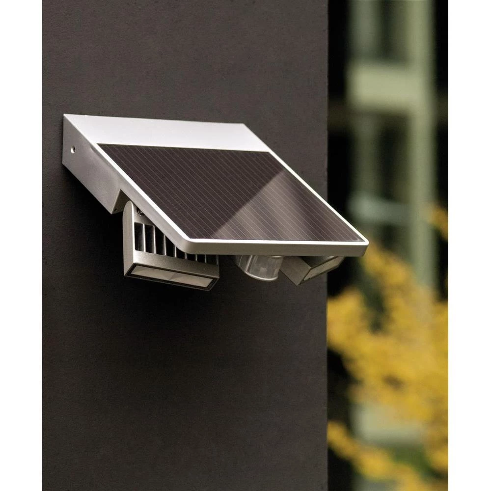 Solarna vanjska zidna svjetiljka sa alarmom pokreta 4 W hladno-bijela ECO-Light slika