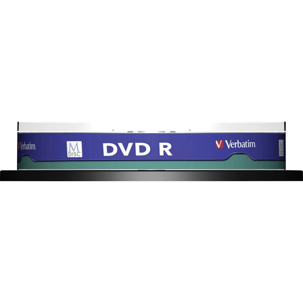 DVD M-DISC Verbatim 4.7 GB 43824 okrugla kutija ispisivi 10 komada slika