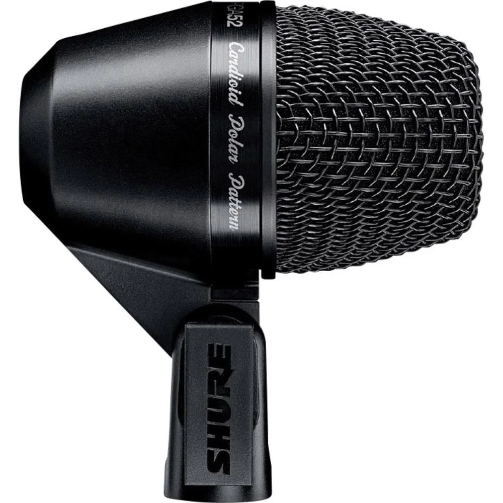 Stojni mikrofon za instrumente Shure PGA52-XLR povezan kablom uklj. kabel, metal slika