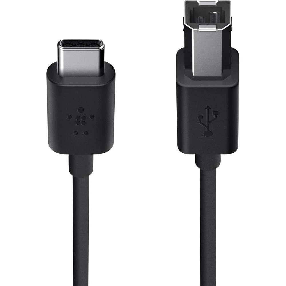 USB 2.0 priključni kabel Belkin [1x USB 2.0 utikač B - 1x USB utikač C] 1.80 m c slika