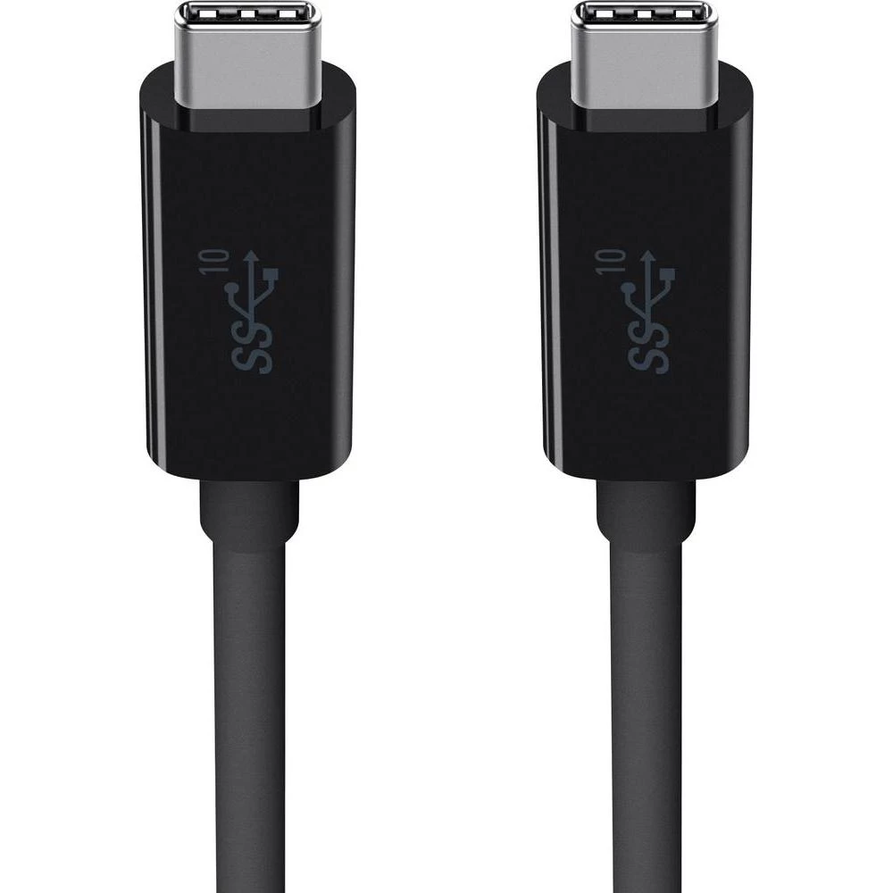 USB 3.1 priključni kabel Belkin [1x USB utikač C - 1x USB utikač C] 1 m crna nez slika
