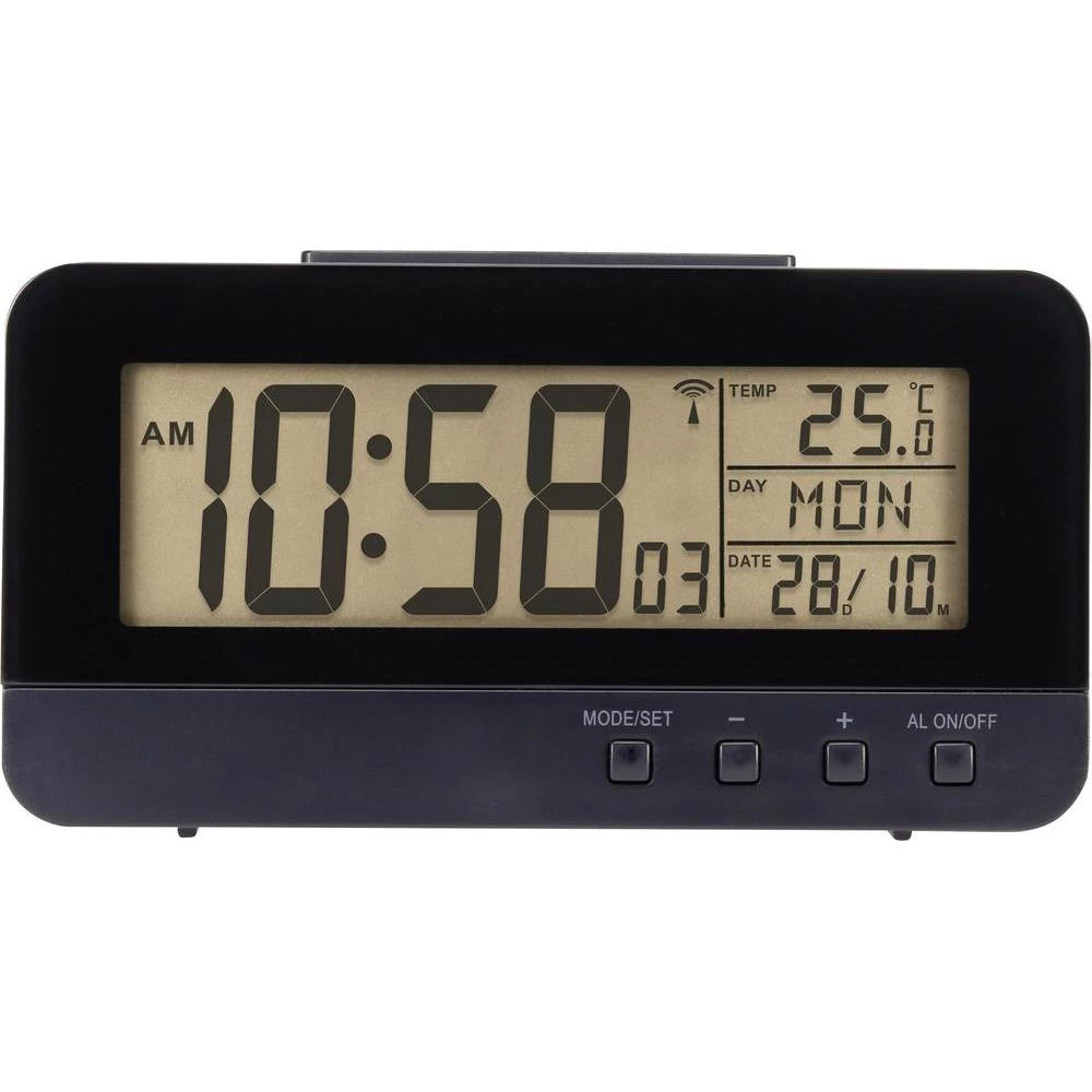 Bežična budilica KW-9281 crna 1 vrijeme alarma slika