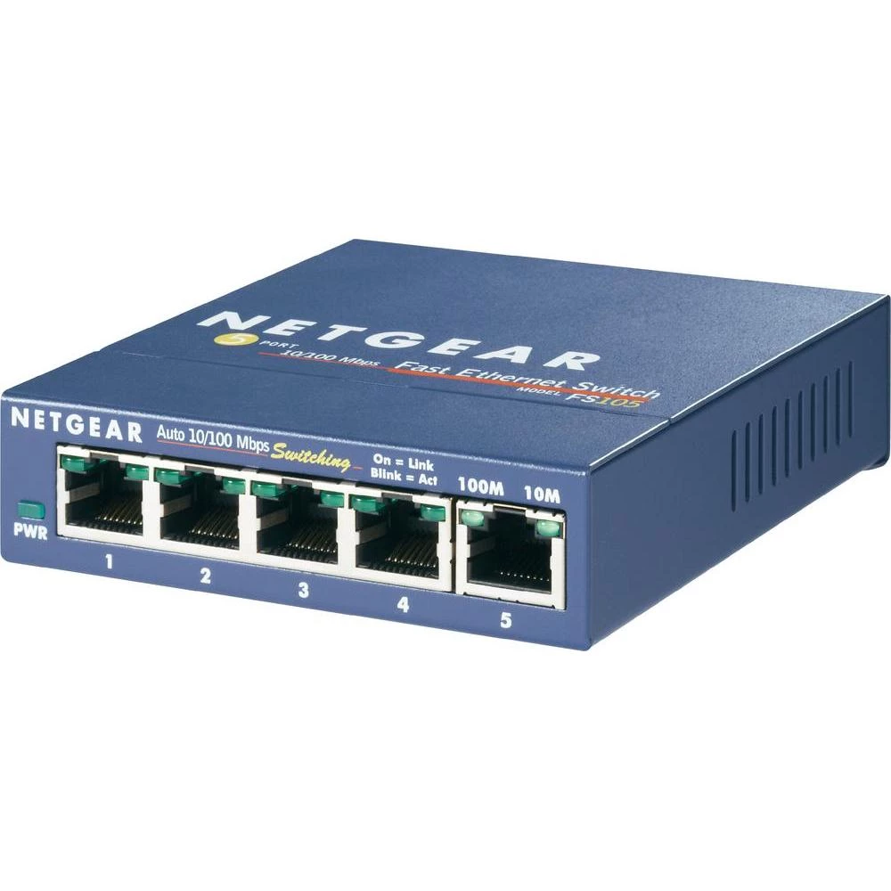 Mrežni preklopnik RJ45 FS105 Netgear 5-portni 100 MBit/s slika