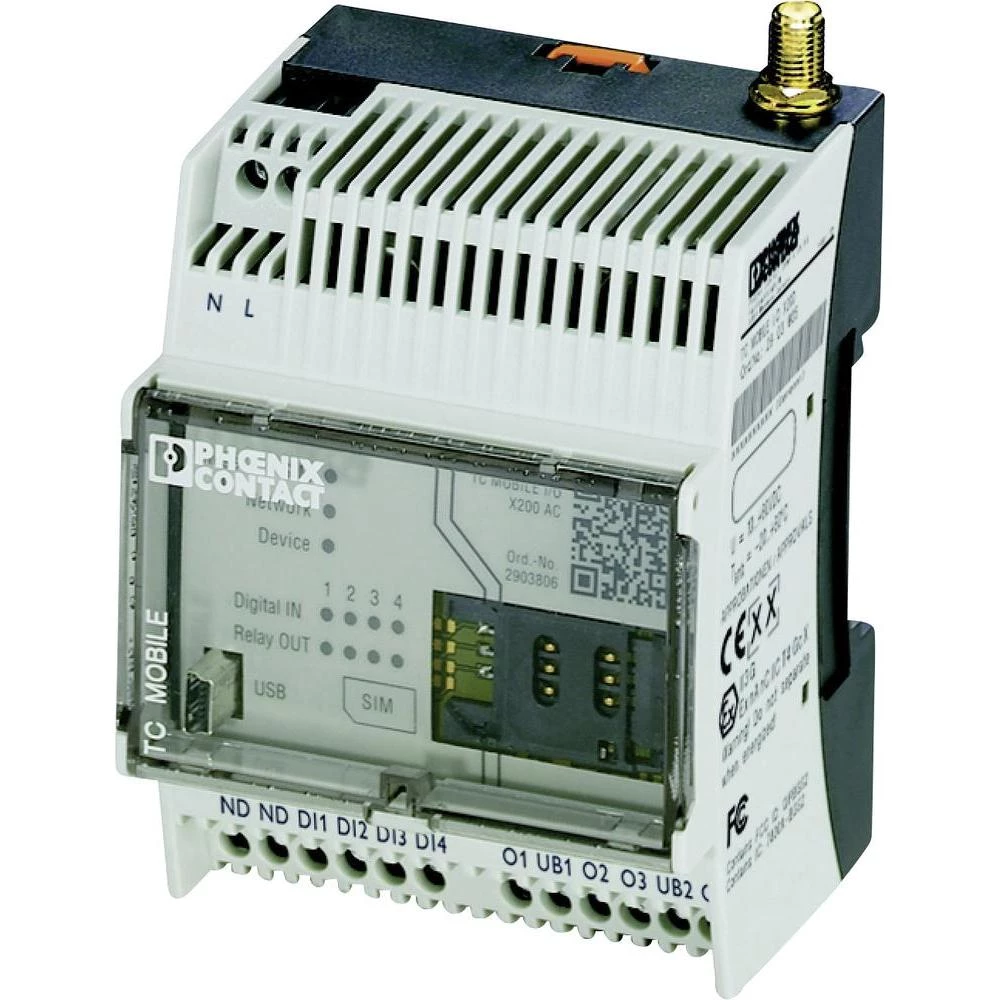 SMS relej TC MOBILE I/O X200 AC TC MOBILE I/O X200 AC 2903806 Phoenix Contact slika