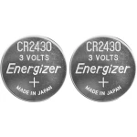 Gumbasta baterija CR 2430 Energizer litijska CR2430 290 mAh 3 V 2 komada