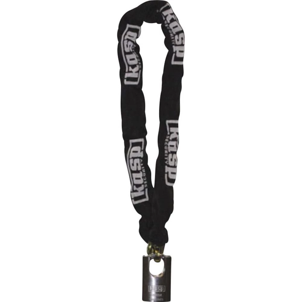 Sigurnosni lanac sa lokotom Kasp crna čelik K45010180 1.1 m slika