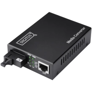 LAN extender Digitus (10/100 MBit/s) preko optičkog kabla 20000 m dvosmjerni gig slika