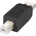 USB 2.0 adapter Renkforce [1x USB 2.0 utikač A - 1x USB 2.0 utikač B] crna pozla