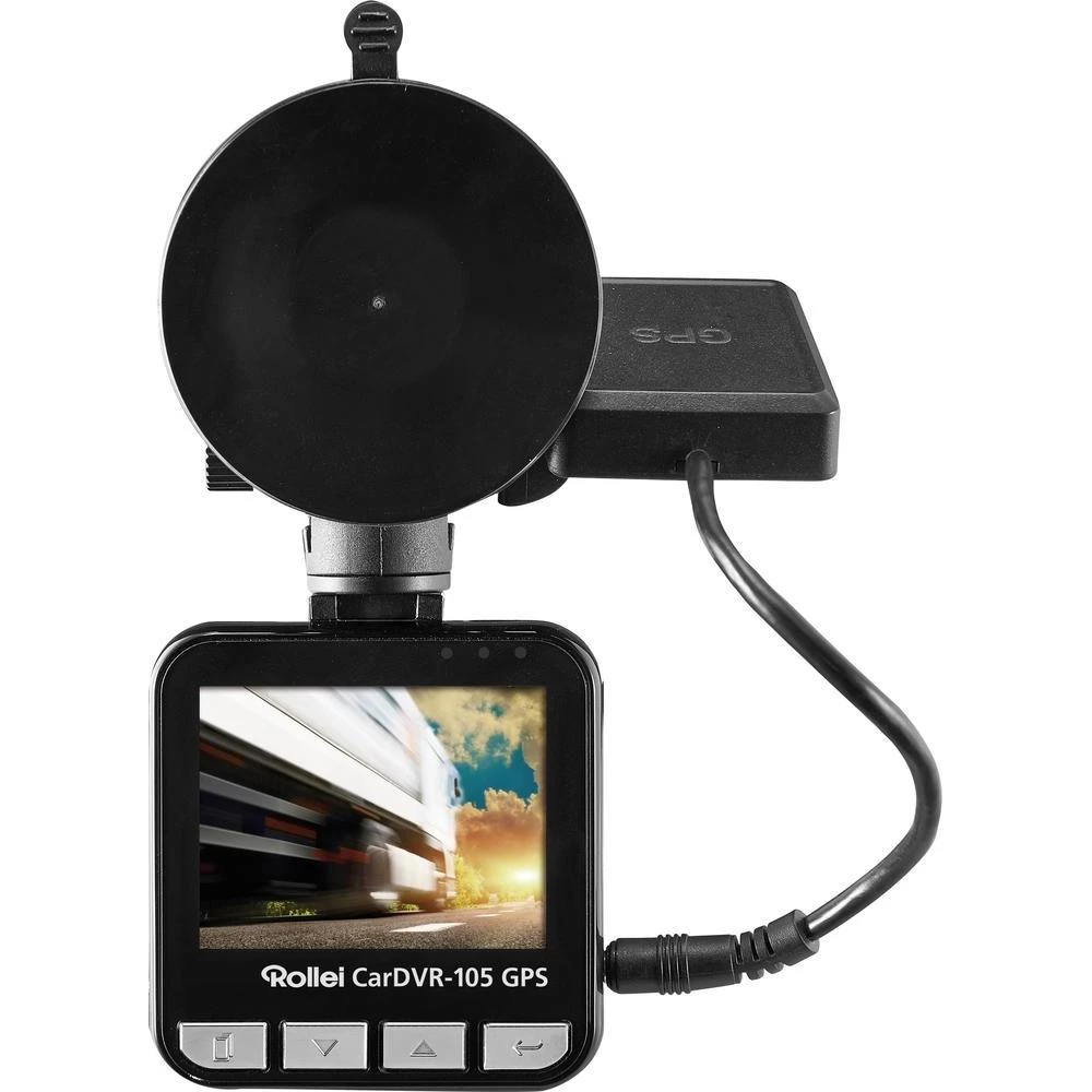 Automobilska kamera sa GPS-om CarDVR-105 GPS Rollei Since 1920 kut gledanja vodo slika