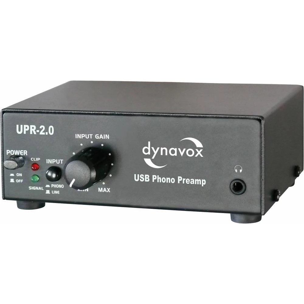 USB fono predpojačalo UPR-2.0 Dynavox crna slika