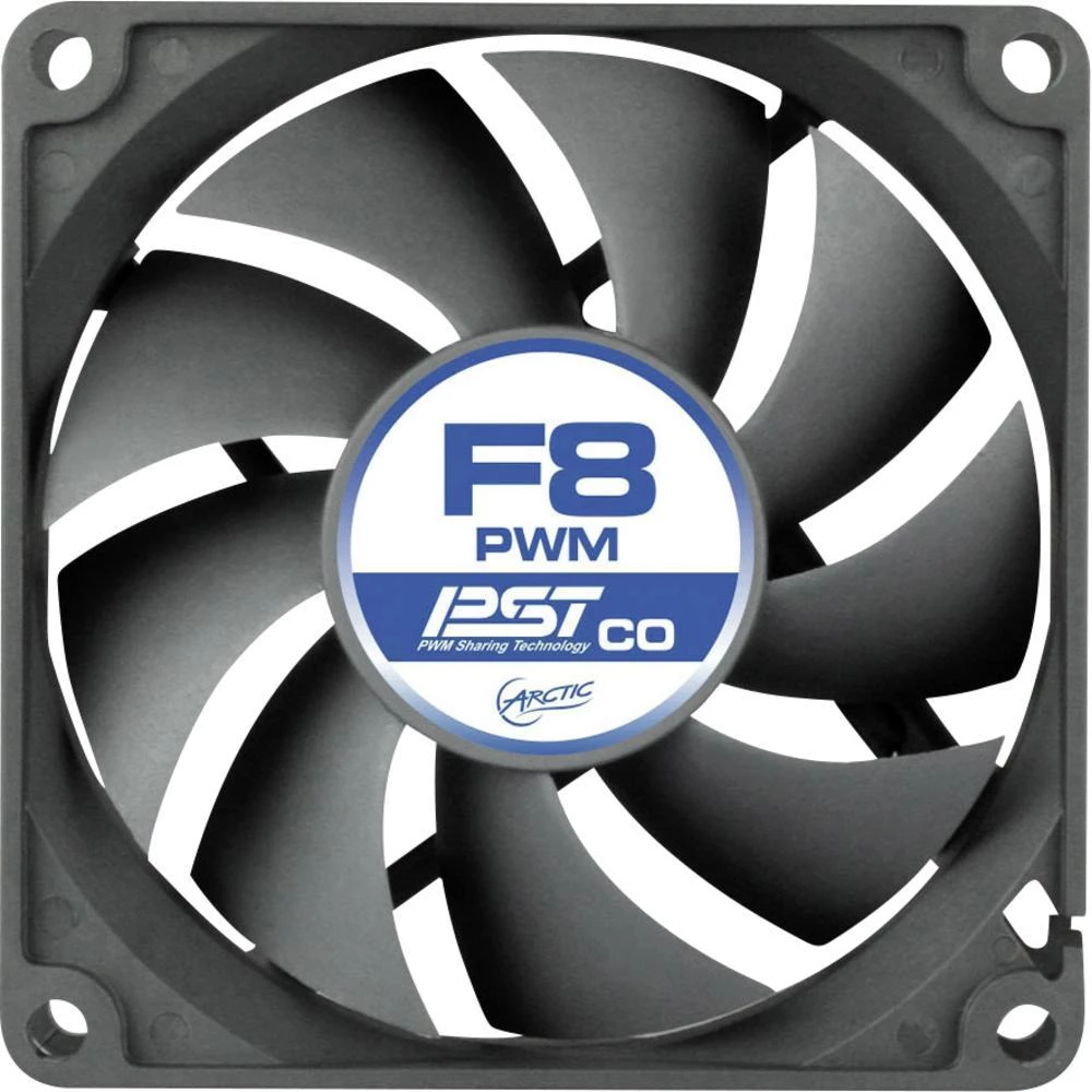 PC ventilator F8 PWM PST CO Arctic (Š x V x DB) 80 x 80 x 25 mm slika