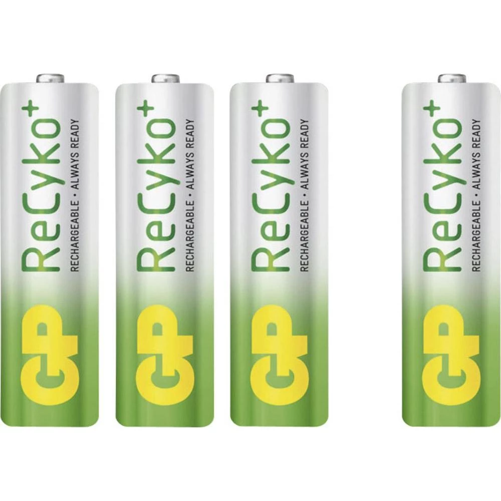 Mikro (AAA) baterija NiMH ReCyko+ HR03 3 + 1 gratis GP Batteries 800 mAh 1.2 V 4 slika