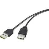 Produžni kabel Renkforce USB 2.0 A/A 1,8 m sa prekretnim utikačem - pogrešno pri