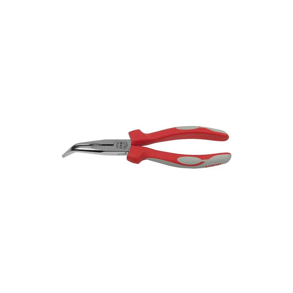 Telefonska kliješta 45° VBW izvedba 45° savinuta, plosnato-okrugla dugačka čelju slika