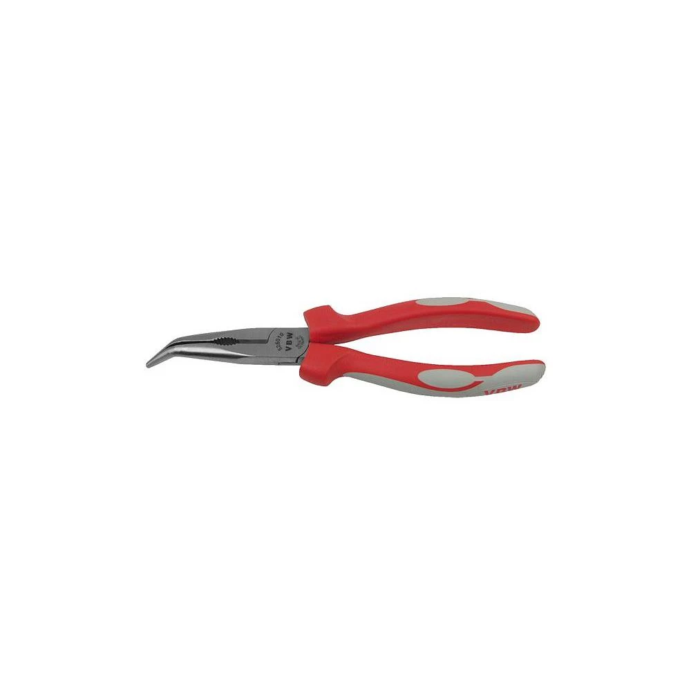 Telefonska kliješta 45° VBW izvedba 45° savinuta, plosnato-okrugla dugačka čelju slika