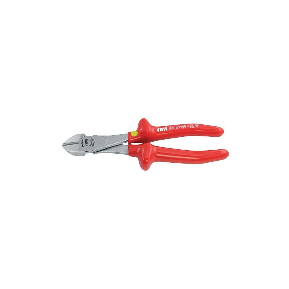 VDE kliješta za bočno rezanje VBW rezne vrijednosti (maks.) mekana/polutvrda/tvr slika