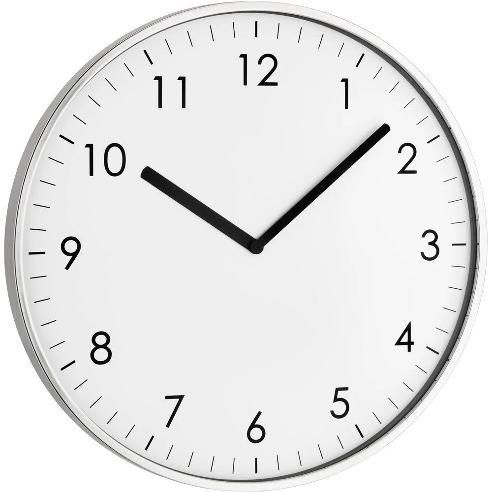 Kvarcni zidni sat TFA 60.3026.54 srebrna slika