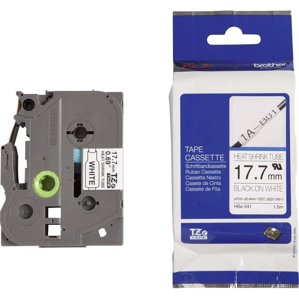 Traka za označavanje Brother HSe-241 cjevasta traka koja se smanjuje na toplini slika