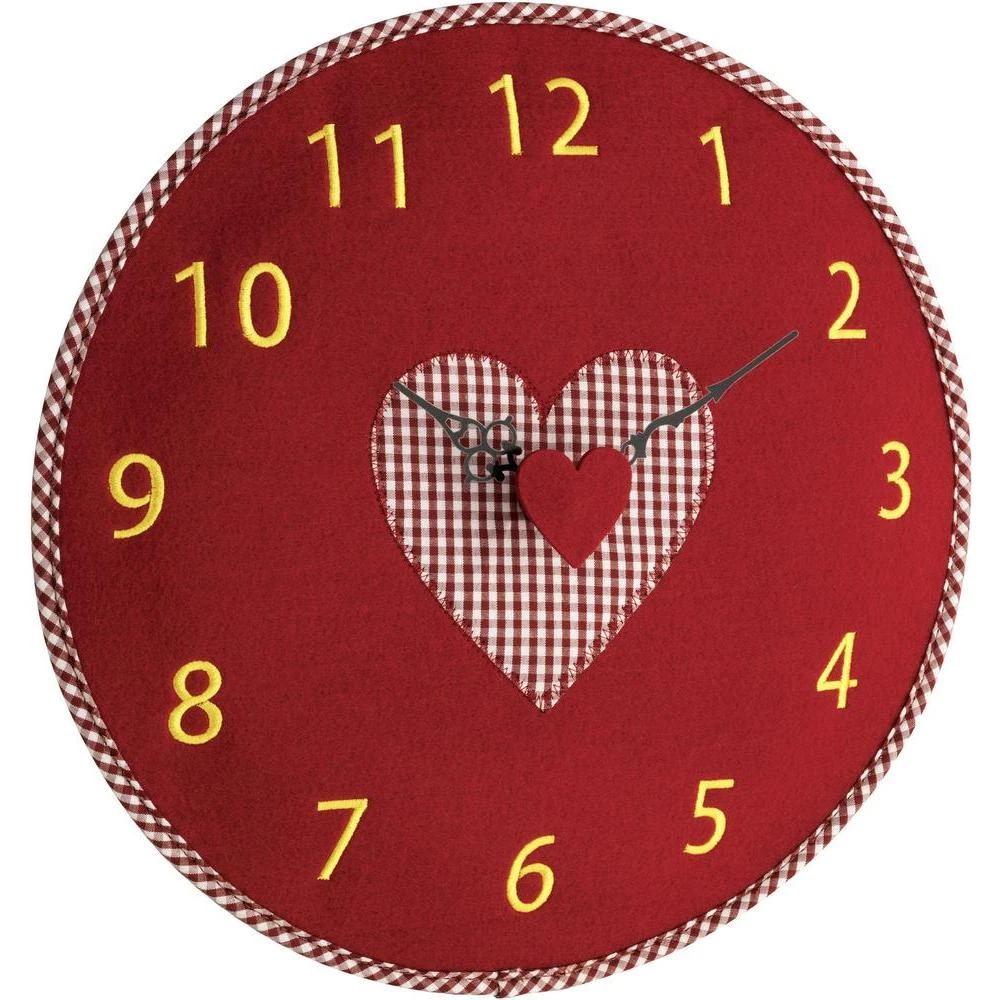 Kvarcni zidni sat TFA 60.3025.05 crvena slika