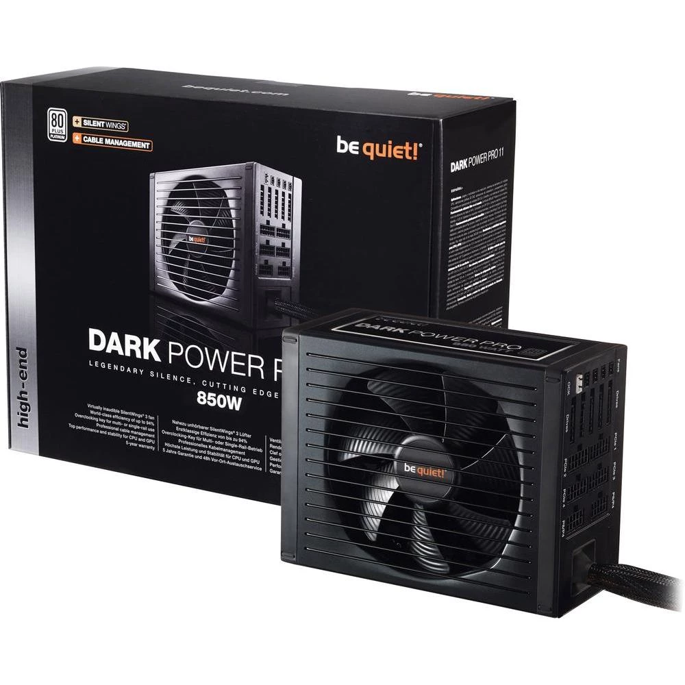 PC napajanje DARK POWER PRO 11 BeQuiet 850 W ATX 80PLUS® Platinum slika