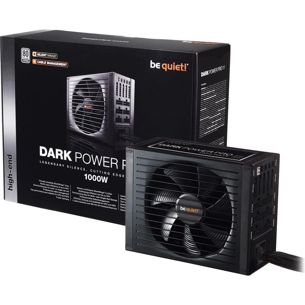 PC napajanje DARK POWER PRO 11 BeQuiet 1000 W ATX 80PLUS® Platinum slika