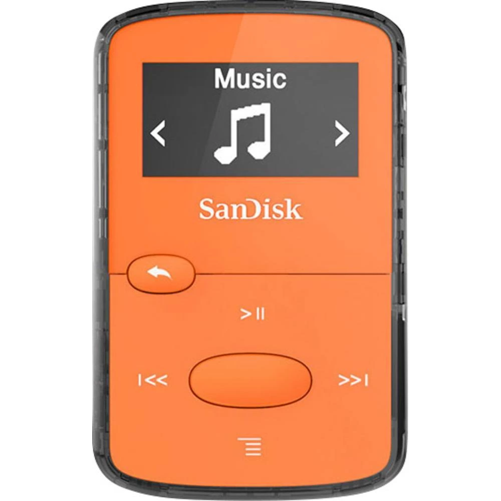 MP3 reproduktor SanDisk Clip Jam™, 8 GB, narančasta, pričvrsna kopča, UKV radio slika