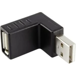 USB 2.0 adapter [1x USB 2.0 utikač A - 1x USB 2.0 utičnica A] crni Renkforce