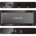 2-portni Mini DisplayPort razdjelnik LogiLink Ultra HD sposoban 3840 x 2160 piksela, crna