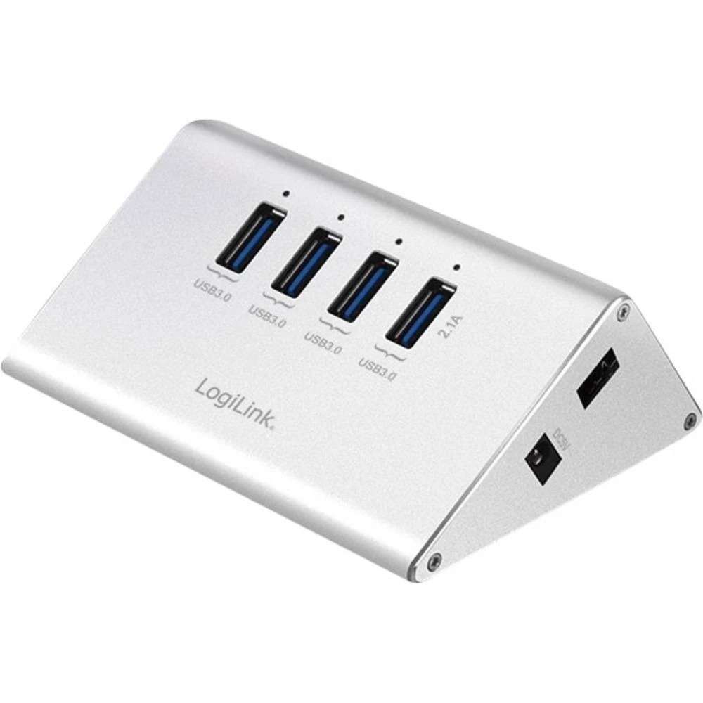 4-portni USB 3.0 hub UA0227 LogiLink srebrna slika