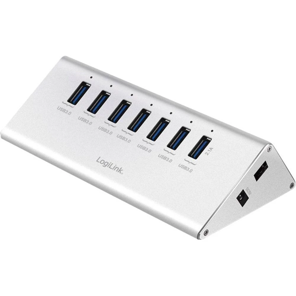 7-portni USB 3.0 hub UA0228 LogiLink srebrna slika
