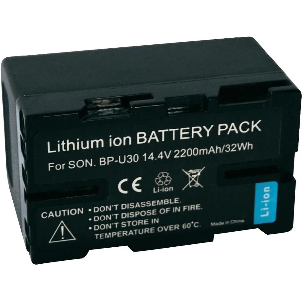 Baterija za kameru Conrad energy 14.4 V 2200 mAh zamjenjuje originalnu bateriju BP-U30 slika