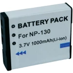 Baterija za kameru Conrad energy 3.7 V 1000 mAh zamjenjuje originalnu bateriju NP-130