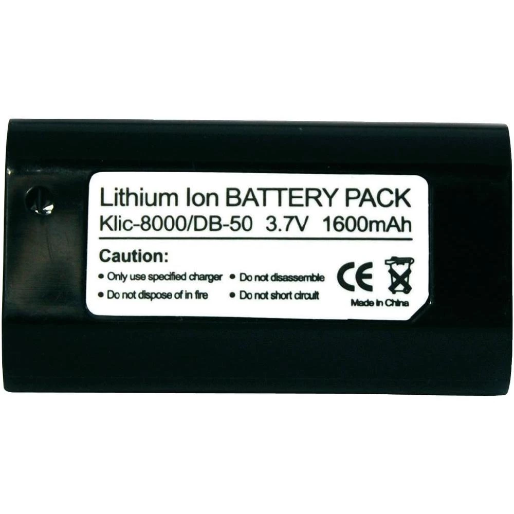 Baterija za kameru Conrad energy 3.7 V 1400 mAh zamjenjuje originalnu bateriju KLIC-8000 slika