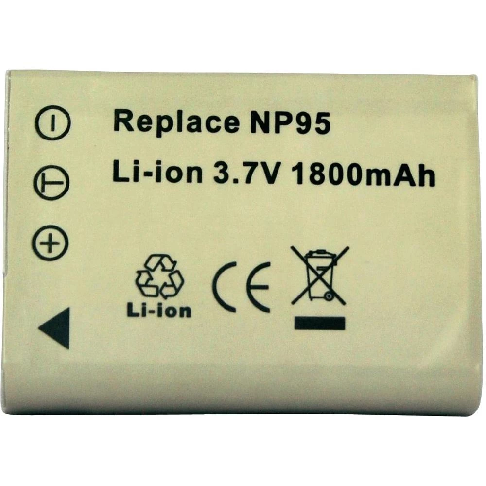 Baterija za kameru Conrad energy 3.7 V 1500 mAh zamjenjuje originalnu bateriju NP-95 slika