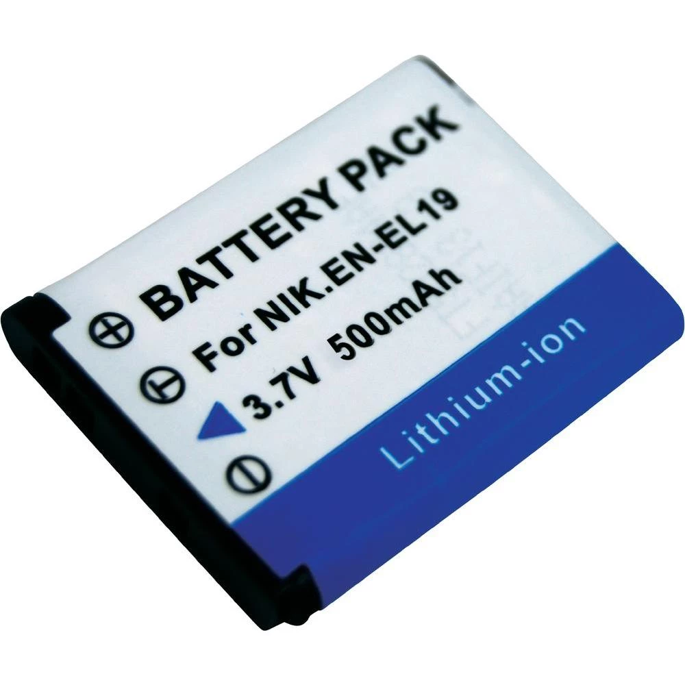 Baterija za kameru Conrad energy 3.7 V 500 mAh zamjenjuje originalnu bateriju EN-EL19 slika