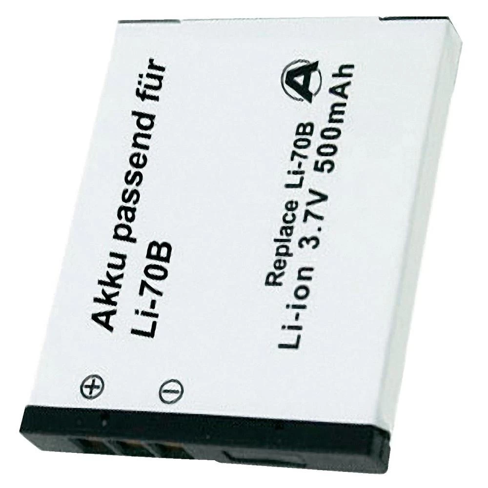 Baterija za kameru Conrad energy 3.7 V 500 mAh zamjenjuje originalnu bateriju LI-70B slika