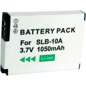 Baterija za kameru Conrad energy 3.7 V 700 mAh zamjenjuje originalnu bateriju SLB-10A, SLB-010A slika